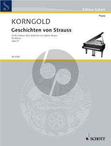 Korngold Geschichten von Strauss Op.21 Klavier