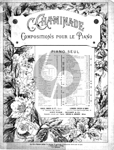 Chaminade Autrefois (from 6 Pieces Humoristiques Op.87 No.4) Piano