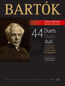 Bartok 44 Duets for 2 Violas (Transcribed by Donald Maurice and Claudine Bigelow)