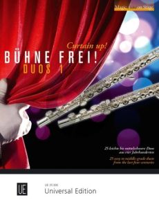 Buhne Frei! (Curtain Up!) Duos 1 (25 easy to middle-grade duets) 2 Flutes (arr. by Fereshteh Rahbari)