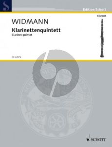 Widmann Klarinettenquintett Score and Parts