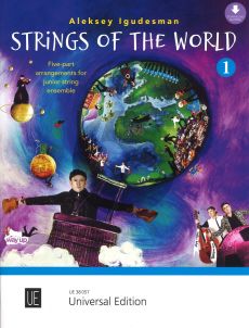 Igudesman Strings of the World Score and Download Material (Five-part arrangements for junior string ensemble)