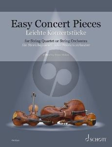 Easy Concert Pieces for String Quartet or String Orchestra Score-Parts (26 Easy Concert Pieces from 4 Centuries) (edited by Peter Mohrs)