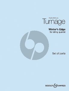 Turnage Winter's Edge for String Quartet (Set of Parts)