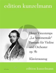 Vieuxtemps La Sentimentale - Fantasie für Violine und Orchester Op. 9b (Klavierauszug) (Olaf Adler)