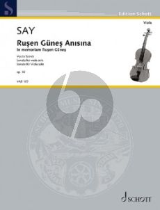 Say In memoriam Ruşen Güneş - Sonata for Viola solo