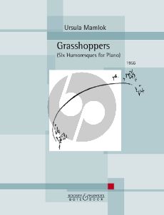 Mamlok Grasshoppers Piano solo (Six Humoresques)