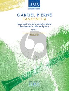 Pierne Canzonetta Op.19 Clarinet and Piano (Remi Lerner)