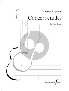 Angelou Concert Etudes for Guitar