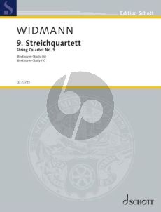 Widmann String Quartet No. 9 Score/Parts (Beethoven Study IV)