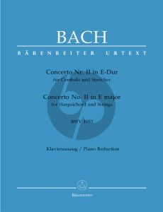 Bach Concerto No.2 E-major BWV 1053 Harpsichord- Strings (piano red.)