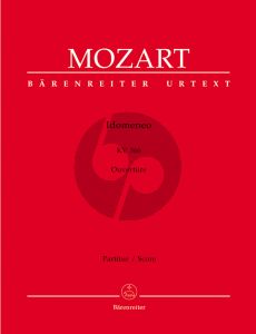 Mozart Idomeneo Ouverture KV 366 Full Score (Daniel Heartz)