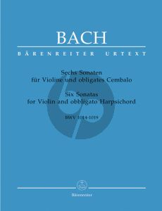 Bach 6 Sonaten BWV 1014 - 1019 (Gerber/Wollny) (Urtext )