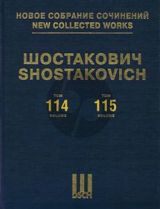 Shostakovich New Collected Works Vol.114 - 115 Arrangments for piano works by Stravinsky, Mahler & Honneger for Piano Solo (Hardcover)