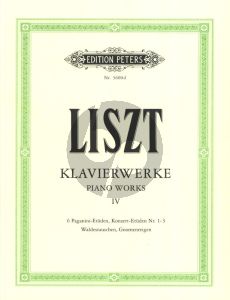 Liszt Etuden Vol.2 Piano Works Vol.4 Peters