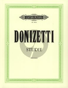 Donizetti Studie Klarinette (Raymond Meylan)