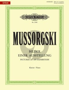 Mussorgsky Bilder einer Ausstellung Klavier (Urtext) (Hellmundt) (Peters)