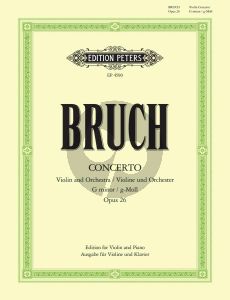 Bruch Konzert No.1 g-moll Op.26 Violine Und Orchester AUsgabe Violine und Klavier (Herausgebers Wilhelm Stross und Kurt Soldan)