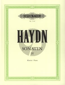 Haydn Klavier Sonaten Vol.4 Klavier (Herausgegeben von Carl Adolf Martienssen) (Peters)