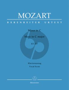 Mozart Missa in C major K. 257 Great Credo Mass Vocal Score