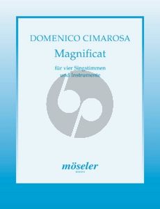 Cimarosa Magnificat D-dur SATB-Orchester-Bc Partitur (ed. Felix Schroeder)