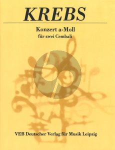 Krebs Konzert a-moll 2 Cembali (arr. Bernhard Klein)