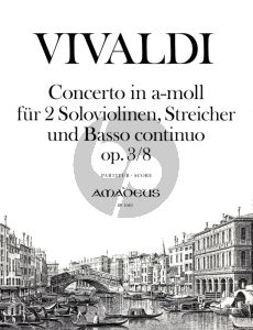 Vivaldi Concerto a-minor Op.3 No.8 (RV 522) (L'Estro Armonico) (2 Vi.-Str.-Bc) Partitur / Score (edited by Yvonne Morgan)