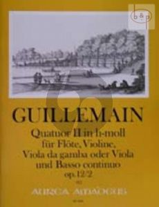 Quartuor B-minor Op.12 No.2 (Fl.-Vi.-VaG.[Va.]- Bc)