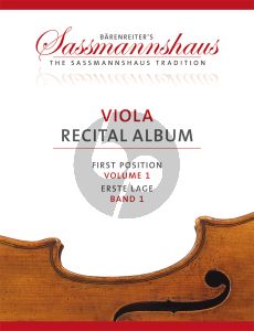 Viola Recital Album Vol.1 9 Recital Pieces in First Position for Viola and Piano or Two Violas (Christoph Sassmannshaus - Melissa Lusk)