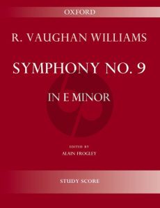 Vaughan Williams Symphony No.9 e-minor Study Score (edited by Alain Frogley)