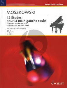 Moszkowski 12 Etudes for the Left Hand Op. 92 (Philipp Marguerre)