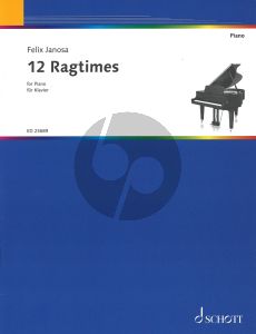 Janosa 12 Ragtimes for Piano