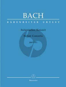 Bach Italian Concerto BWV 971 (edited by Walter Emery)