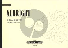 Albright Organbook 3 12 Etudes