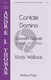 Gabrieli Cantate Domino SSAATTBB (edited by Kody Wallace)