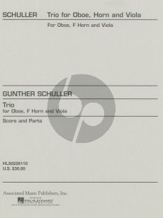 Schuller Trio Oboe-Horn-Viola (Score/Parts)