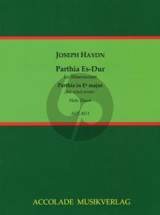 Haydn Parthia Es-dur 2 Klar.- 2 Horner- 2 Fag. (ohne Hob.) (Part./St.)