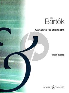 Concerto for Orchestra piano score