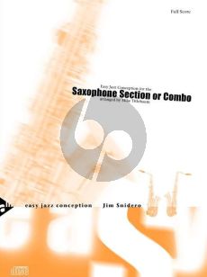 Snidero Easy Jazz Conception for the Saxophone Section (Combo) 5 Sax. (AATTBar) (Bk-Cd) (Score/Parts) (arr. Mike Titlebaum)