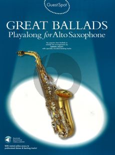 Guest Spot Great Ballads Playalong (Alto Sax.)