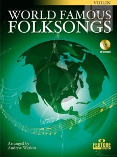 World Famous Folksongs (Violin) (Bk-Cd)