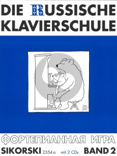 Die Russische Klavierschule Vol.2 (Bk-2 Cd's)