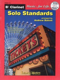 Solo Standards for Clarinet (Bk-Cd) (arr. Andrew Balent) (level 1 - 2)