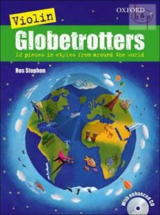 Violin Globetrotters Book with Cd as play-along and with a piano accomp. as PDF