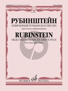 Rubinstein Selected Romances and Songs for Voice and Piano (with transliterated text)