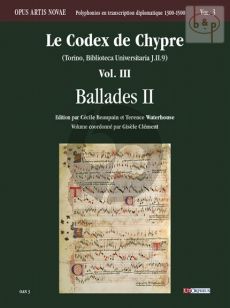 Codex de Chypre Vol.3 Ballades 2