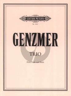 Genzmer Trio Flote-Viola und Harfe (Part./Stimmen)