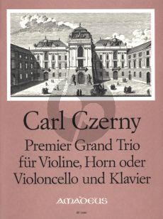 Czerny Premier Grand Trio Es-dur Op.105 Violine-Horn[Vc.]-Klavier (Part./Stimmen) (Peter Schmalfuss)