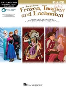 Songs from Frozen, Tangled & Enchanted for Flute Book with Audio Online