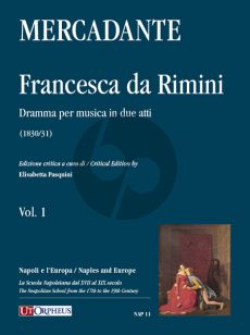 Mercadante Francesca da Rimini. Dramma per musica in due atti